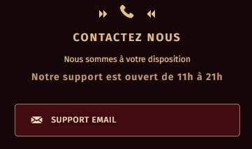 Tropezia Palace Casino support client